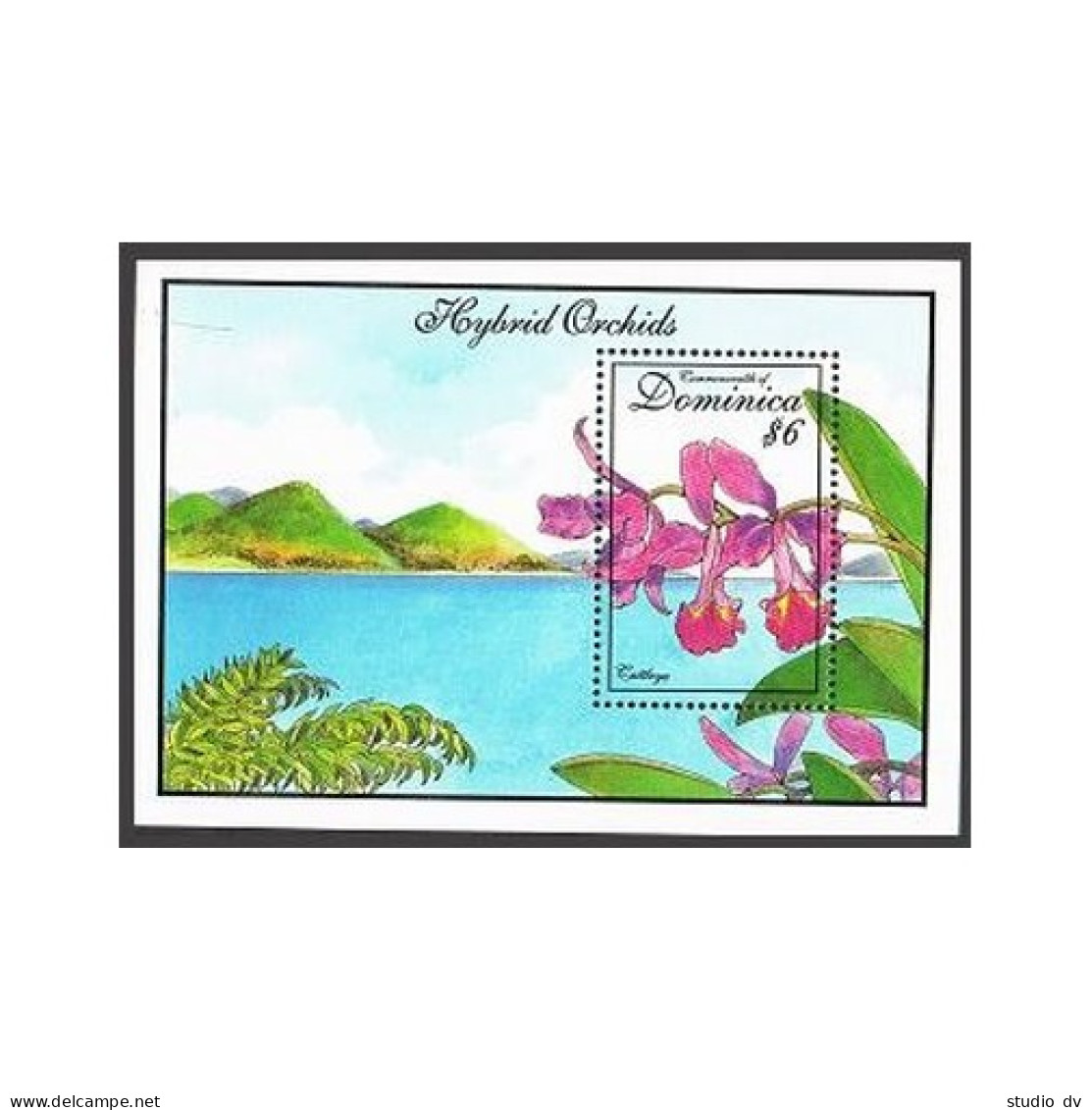 Dominica 1668 X4,1st Set,1676,MNH.Michel 1815/1821,Bl.259. Orchids 1994. - Dominica (1978-...)