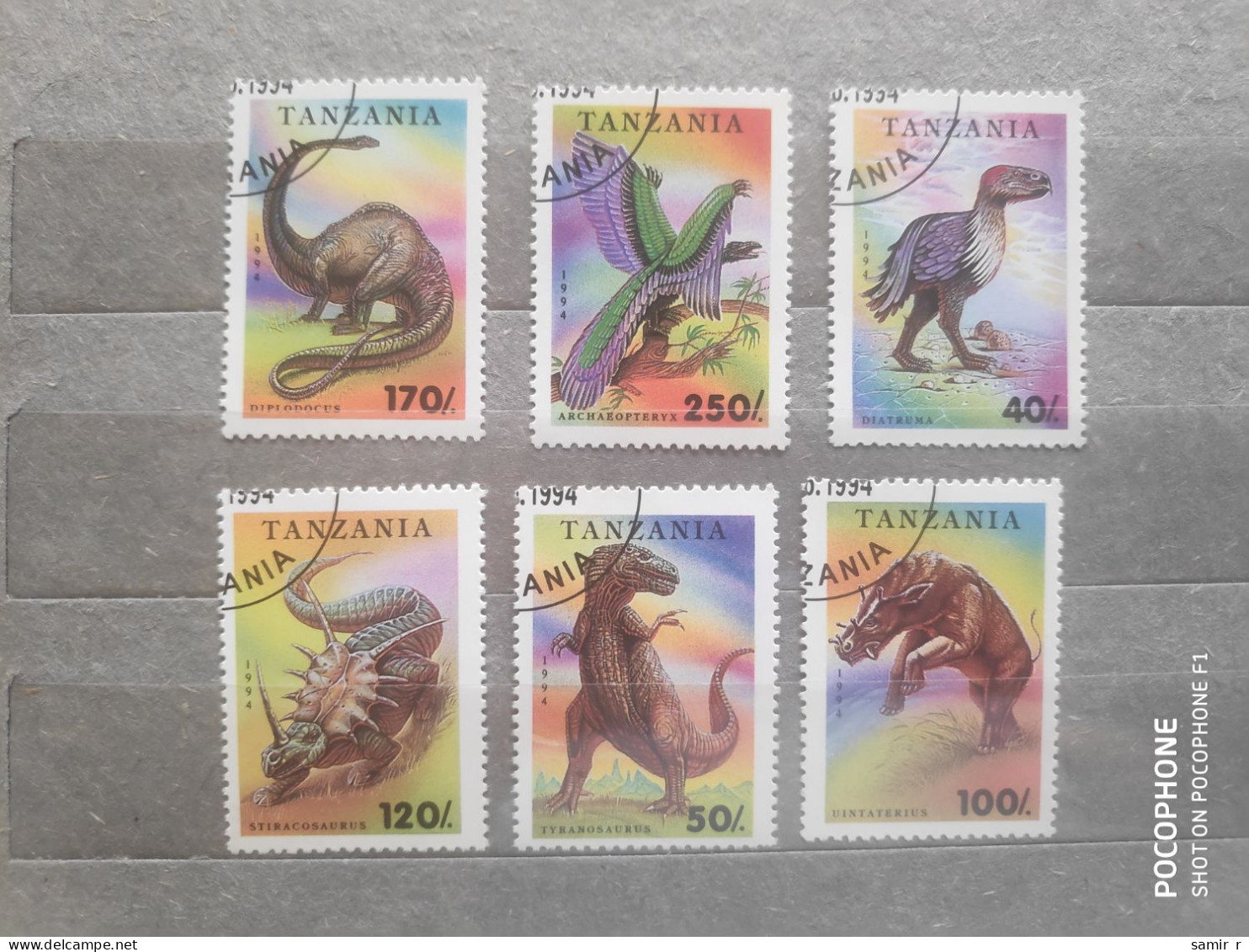 1994	Tanzania	Dinosaurs (F97) - Tanzania (1964-...)