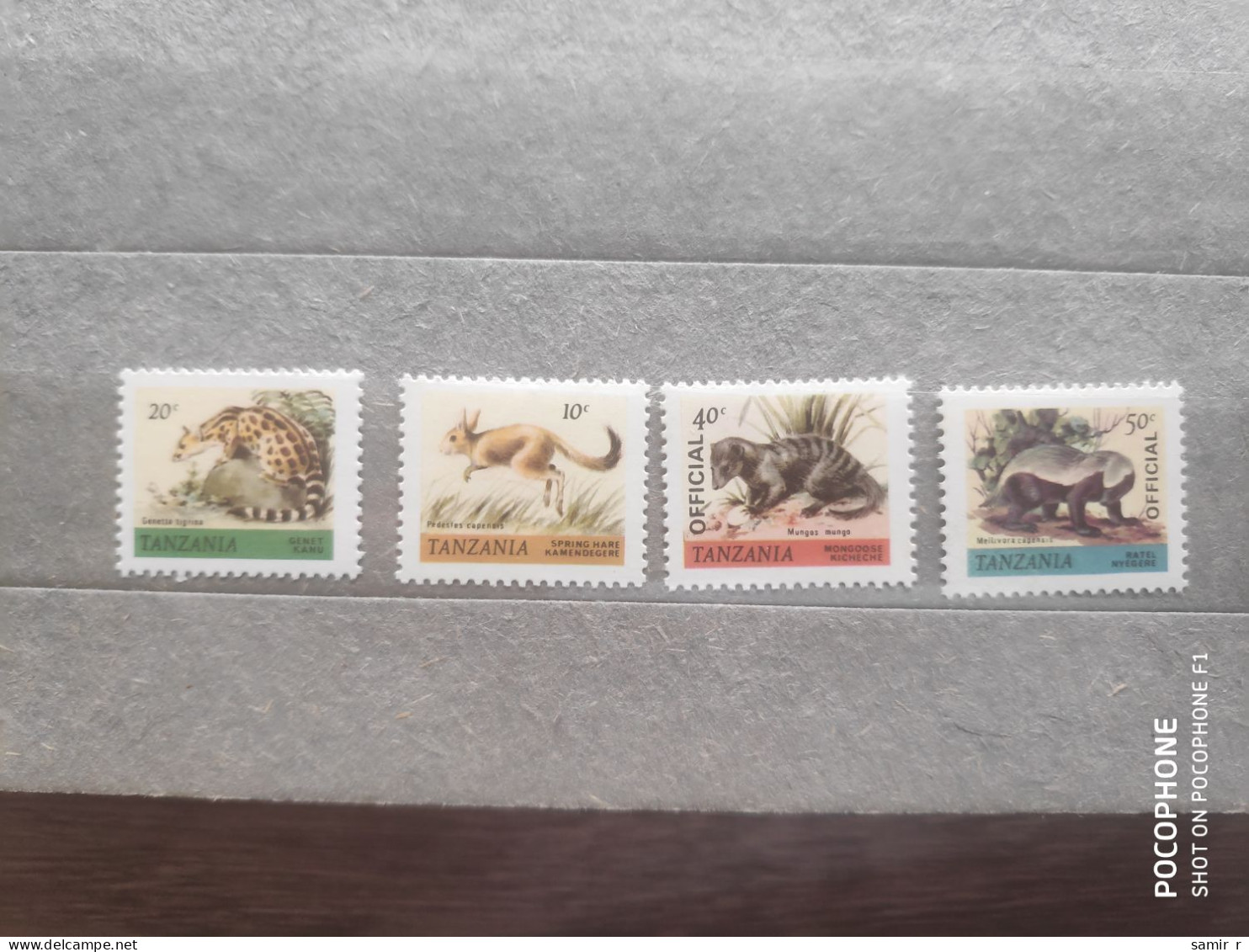 Tanzania	 Animals (F97) - Tanzanie (1964-...)