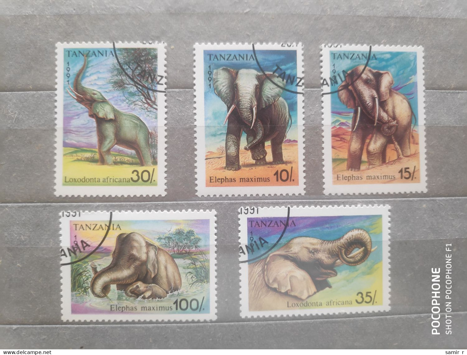 1991	Tanzania	Elephants (F97) - Tansania (1964-...)