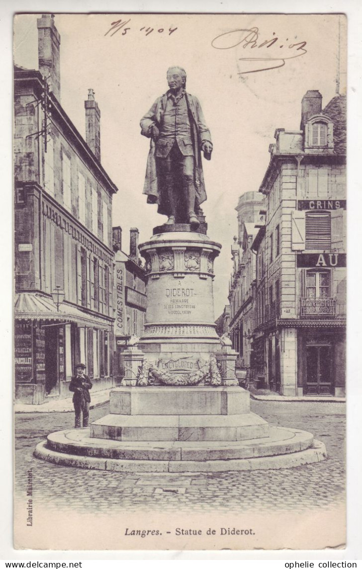 France - 52 - Langres - Statue De Diderot - 7045 - Langres