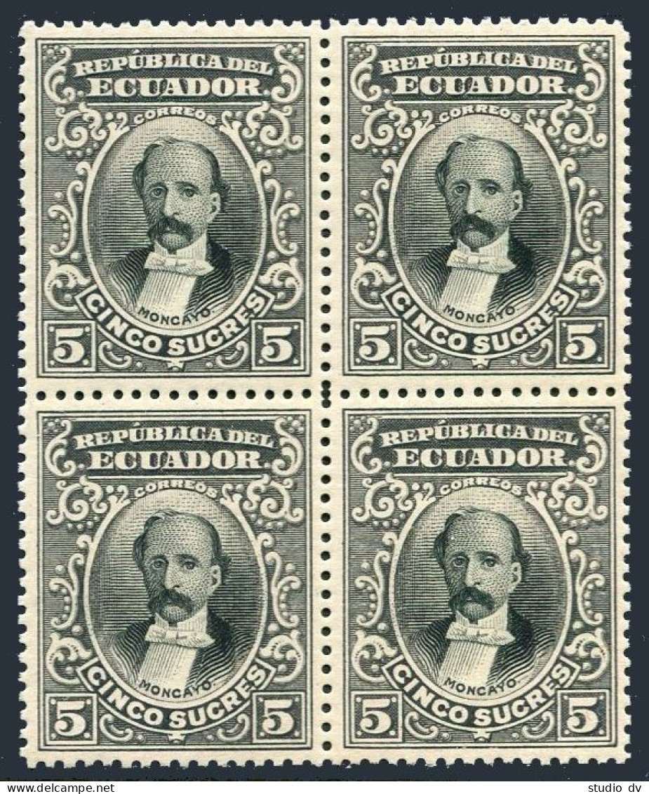 Ecuador 152 Block/4, MNH. Michel 121. Pedro Moncayo, 1901. - Ecuador