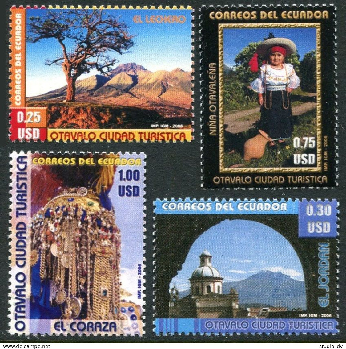 Ecuador 1827-1830, MNH. Tourism In Otavalo, 2006. - Ecuador
