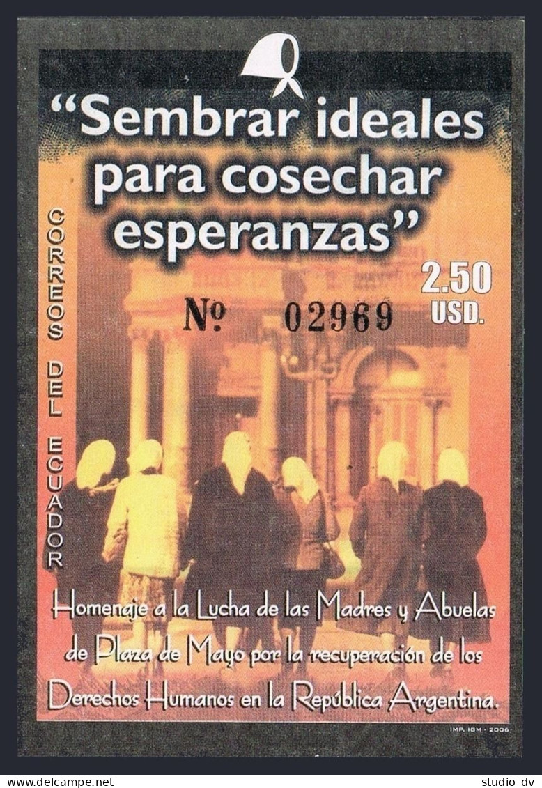 Ecuador 1799, MNH. Plaza De Mayo Mothers Of Argentina, 2006. - Ecuador