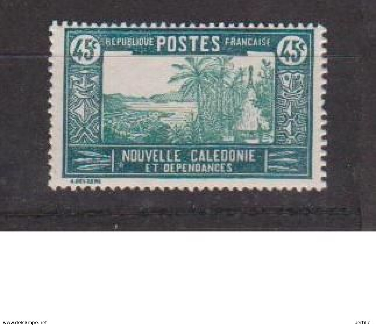 NOUVELLE CALEDONIE        N°  YVERT  :    181  NEUF AVEC  CHARNIERES      (  CH  03/26 ) - Unused Stamps