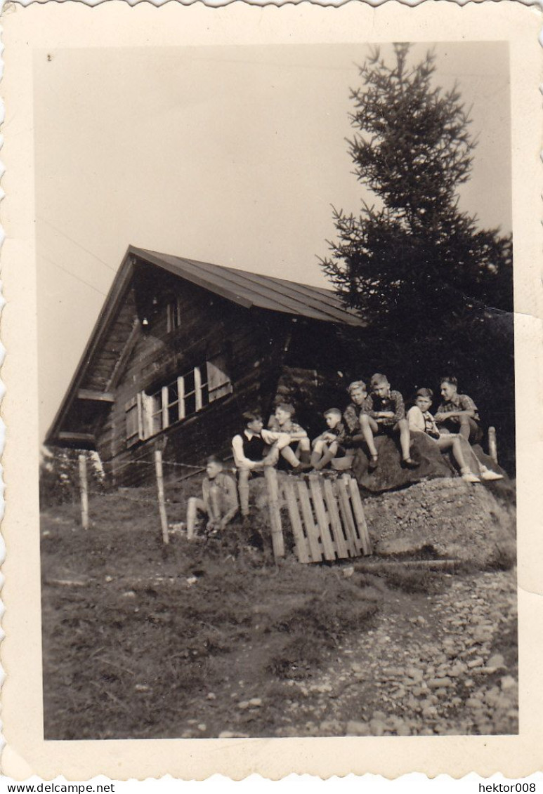 Altes Foto Vintage .Kinder Um 1950. (  B13  ) - Persone Anonimi