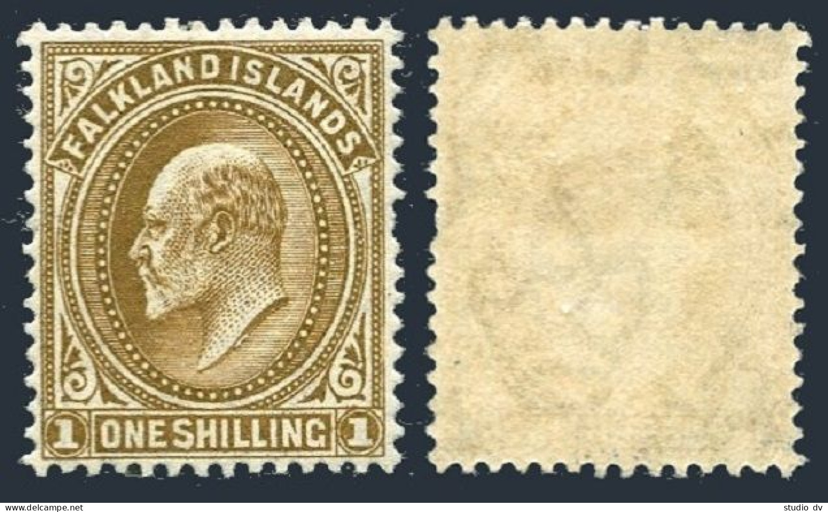 Falkland Islands 27, Hinged. Michel 22. King Edward VII, 1905. - Falkland Islands