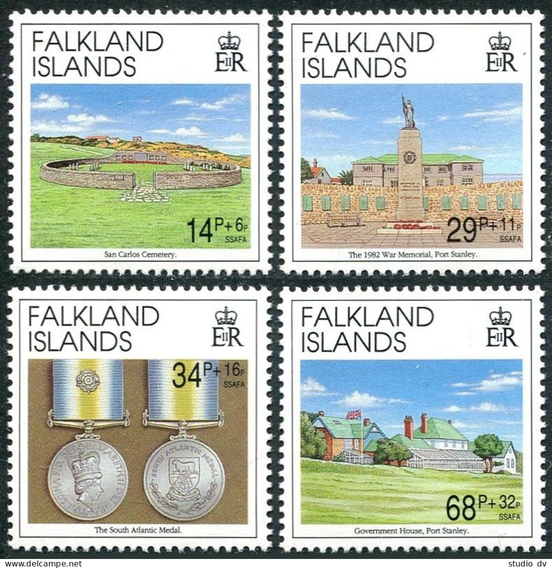 Falkland Isls B2-B5, MNH. Michel 561-564. Liberation Of The Falkland, 1992. - Falkland Islands