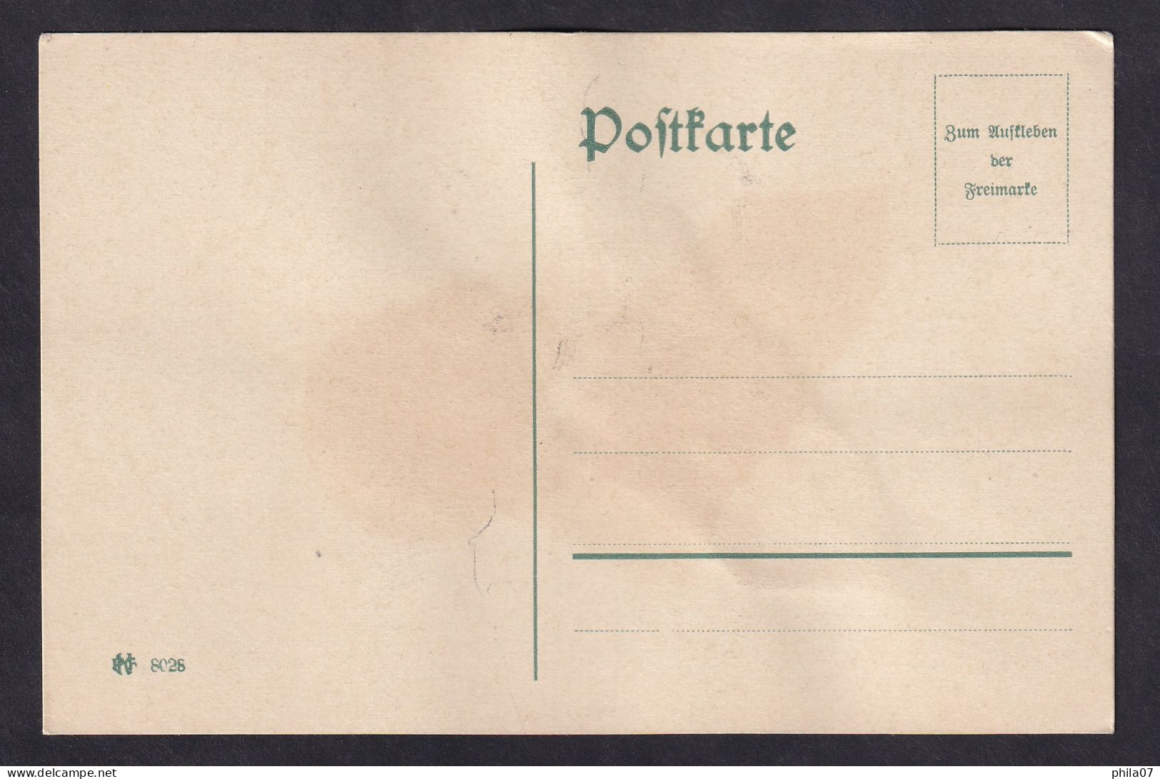 Silhouette - Image Of A Man / Postcard Not Circulated, 2 Scans - Scherenschnitt - Silhouette