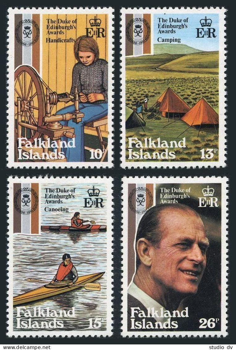 Falkland 327-330, MNH. Michel 329-332. Duke Of Edinburgh's Awards, 1981. - Falklandinseln