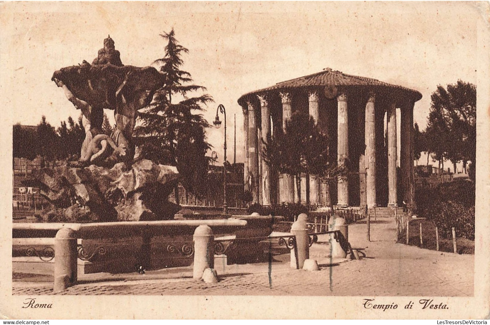 ITALIE - Roma - Tempio Di Vesta - Carte Postale Ancienne - Otros Monumentos Y Edificios