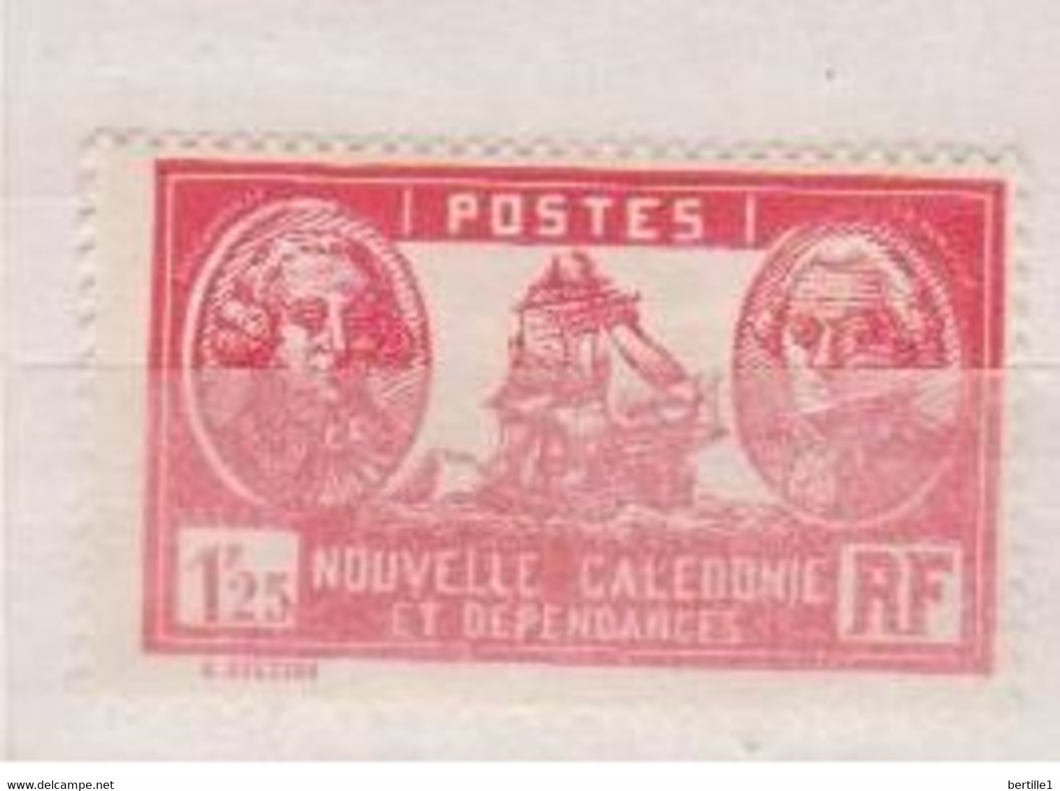 NOUVELLE CALEDONIE          N°  YVERT  185  NEUF AVEC CHARNIERES    ( CHARN  05/06 ) - Unused Stamps