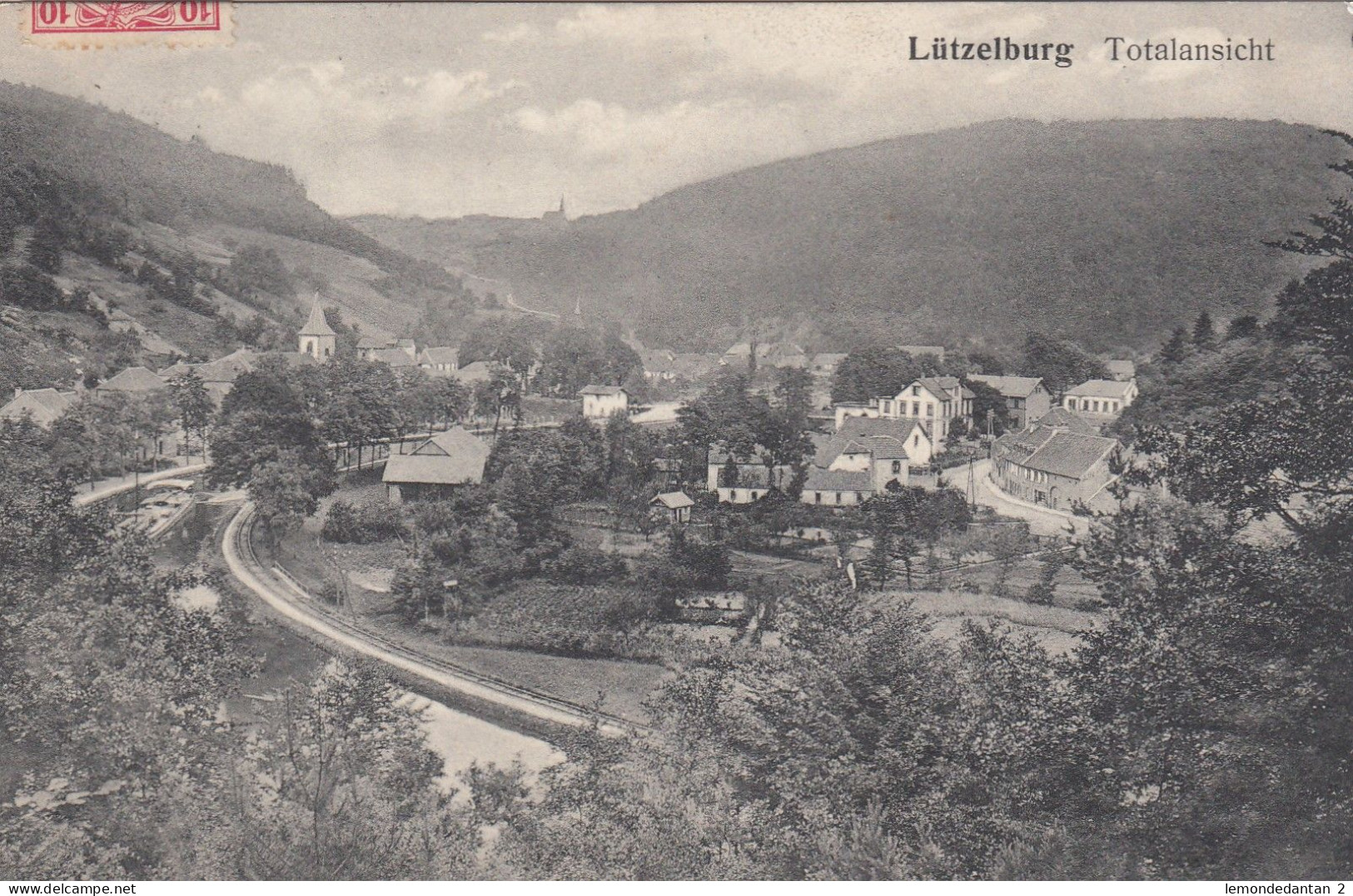 Lützelburg - Totalansicht - Panorama (2 Scans) - Other & Unclassified