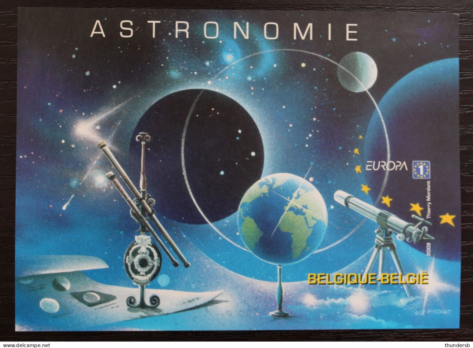 BL167 'Europa: Astronomie' - Ongetand - Côte: 100 Euro - 2001-…