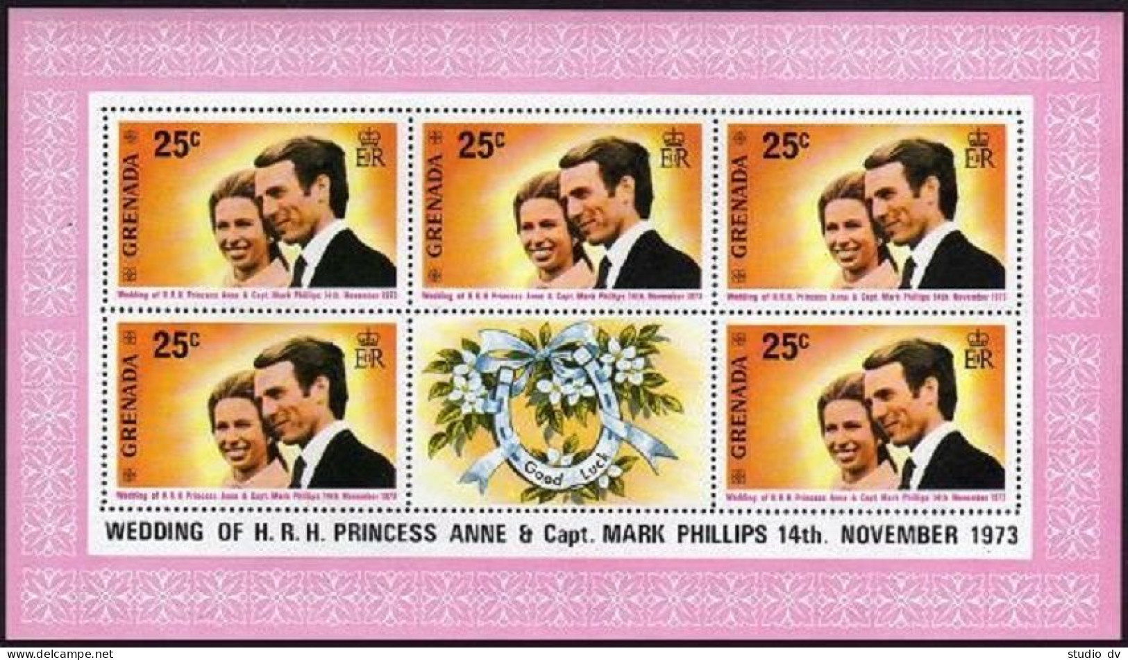 Grenada 516-517 Sheets, MNH. Michel 551-552 Bogens. Princess Anne, Mark Phillips - Grenada (1974-...)