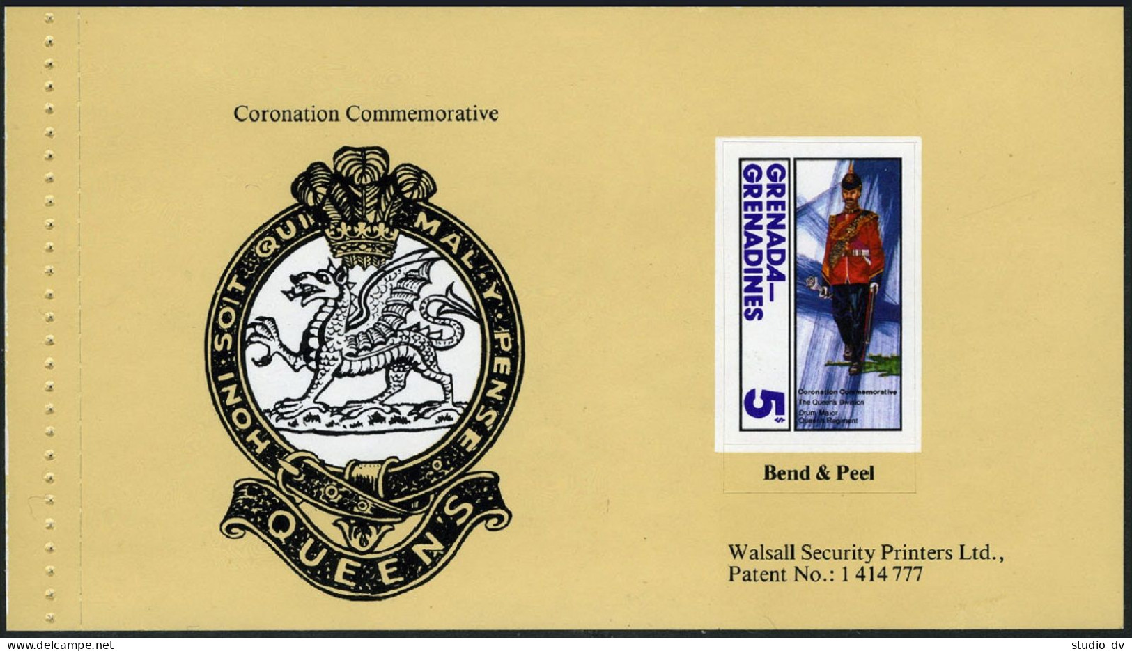 Grenada Gren 274 Booklet,MNH. QE II Coronation,25th Ann.1978.Drummer,Drum Major. - Grenada (1974-...)