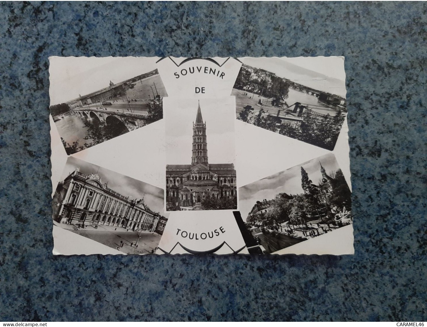 CSM - 450 - TOULOUSE  - LE PONT NEUF - BASILIQUE SAINT -SERNIN - VUE SUR LA GARONNE - LE CAPITOLE - RUE D 'ALSACE - Toulouse