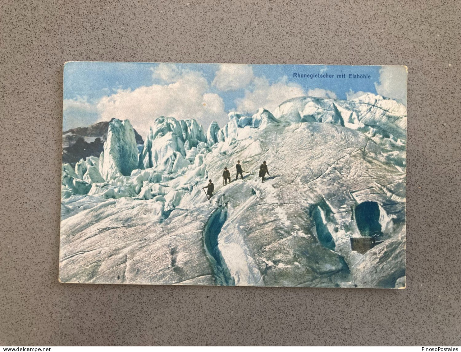 Rhonegletscher Mit Eishohle Carte Postale Postcard - Goms