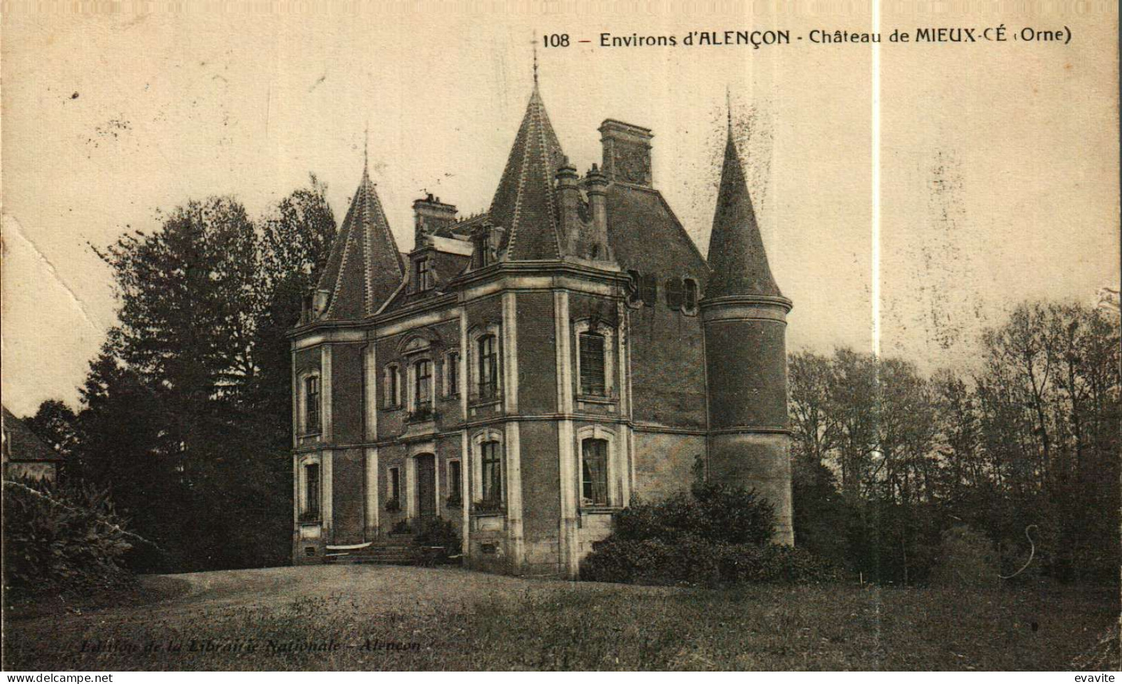 CPA  (61)   Environs D'ALENCON    Château De MIEUX - Alencon