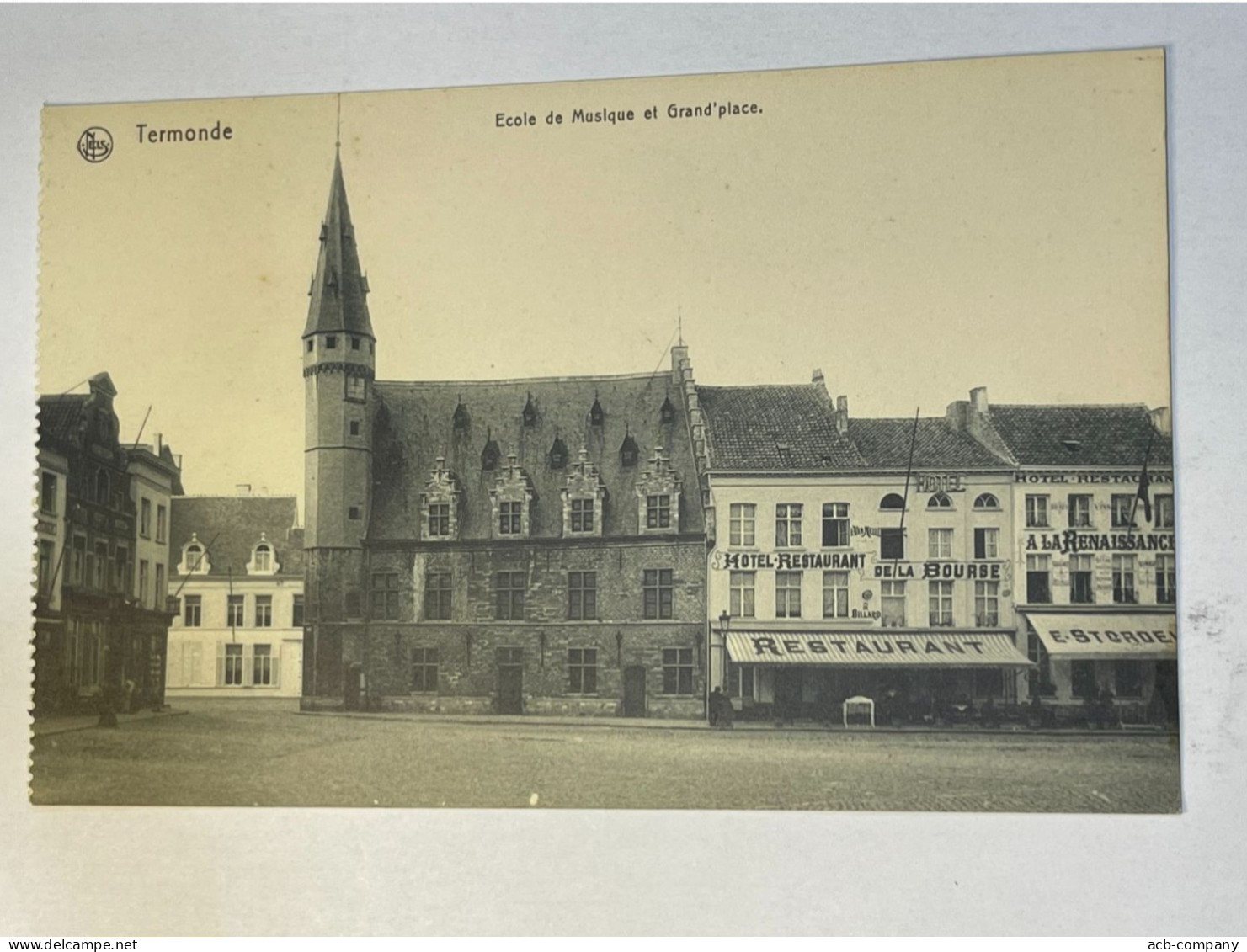Termonde  - Ecole De Musique Et Grand Place . - Other & Unclassified