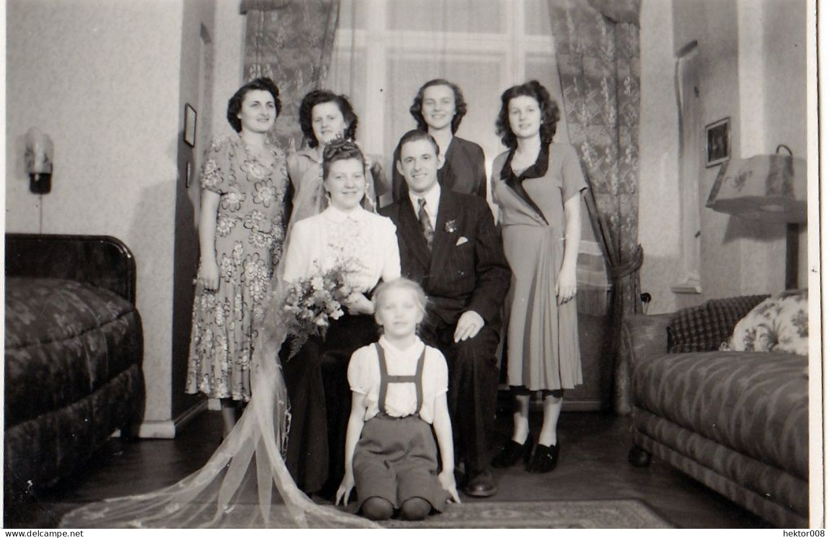 3 Alte Fotos Vintage .Hochzeit. Um 1955. (  B13  ) - Persone Anonimi