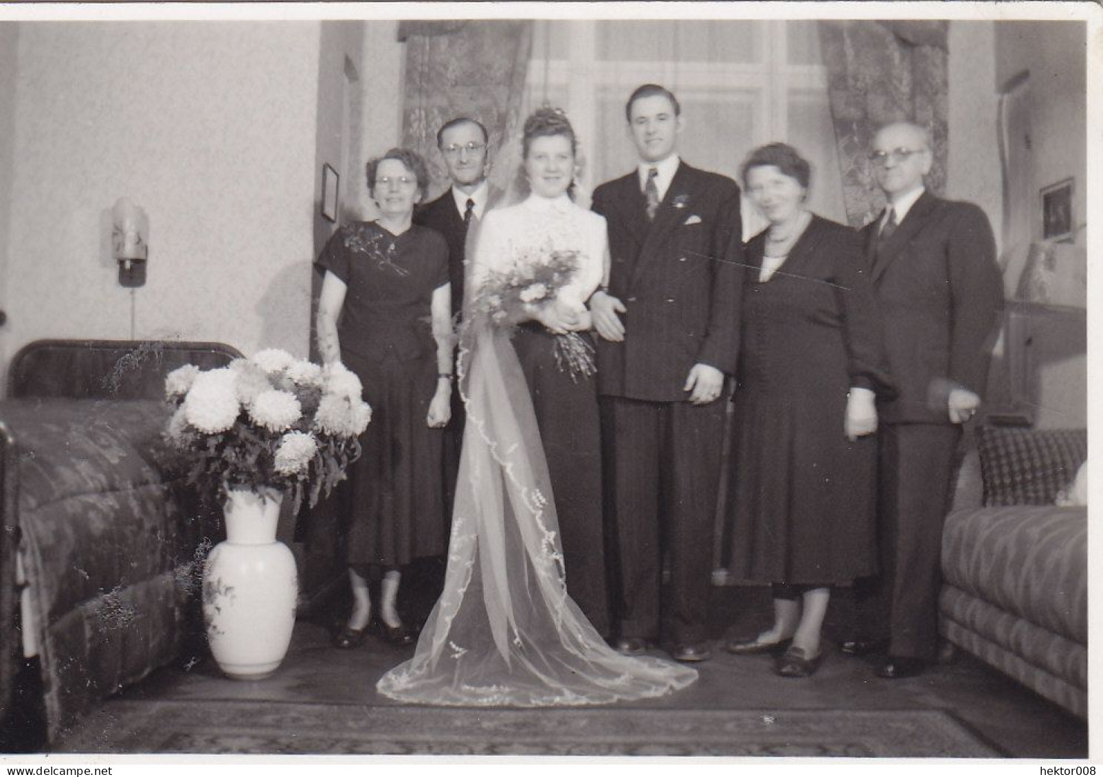 3 Alte Fotos Vintage .Hochzeit. Um 1955. (  B13  ) - Anonymous Persons