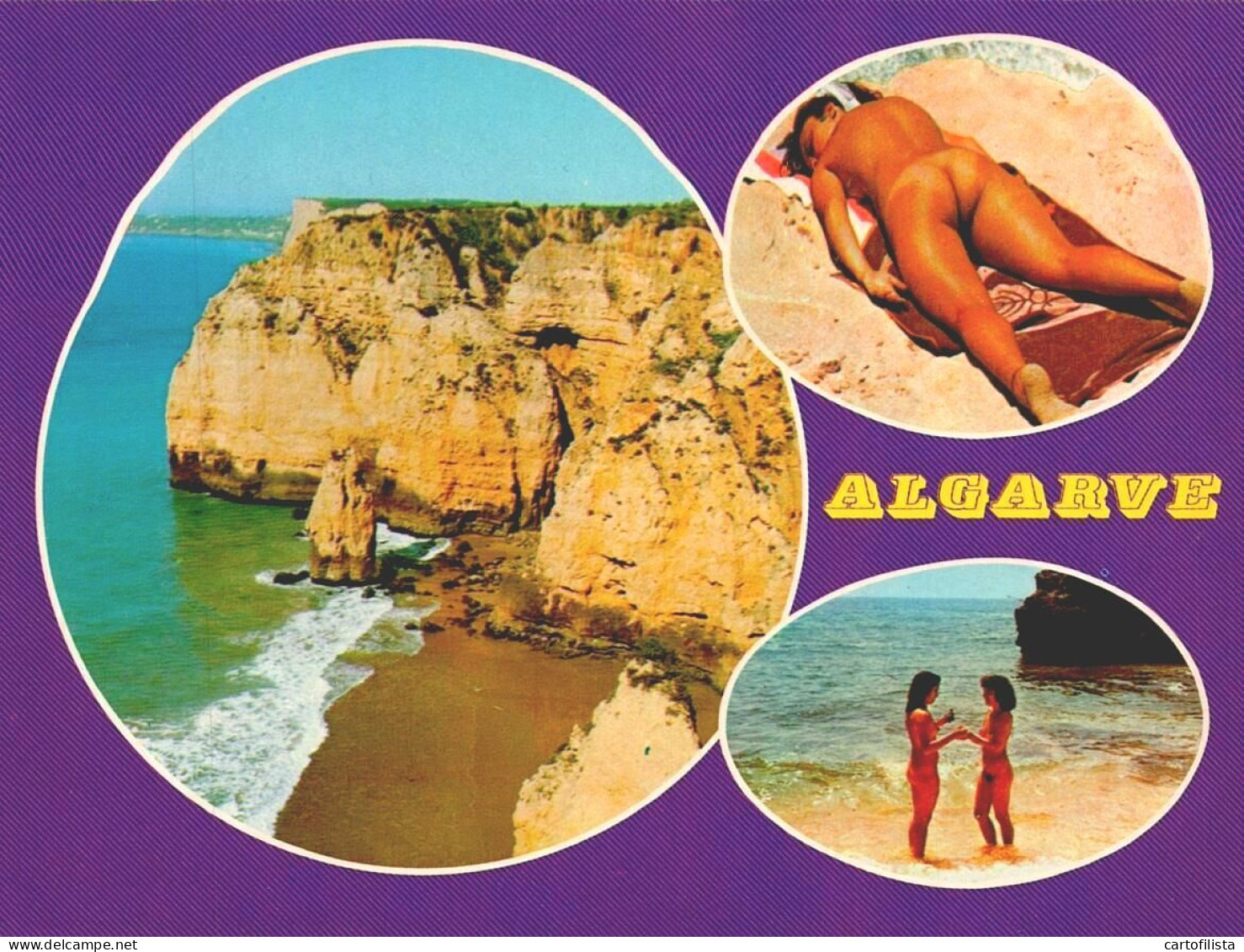 ALGARVE - Nude Woman, Erotic, Mulher Nua  (2 Scans) - Faro