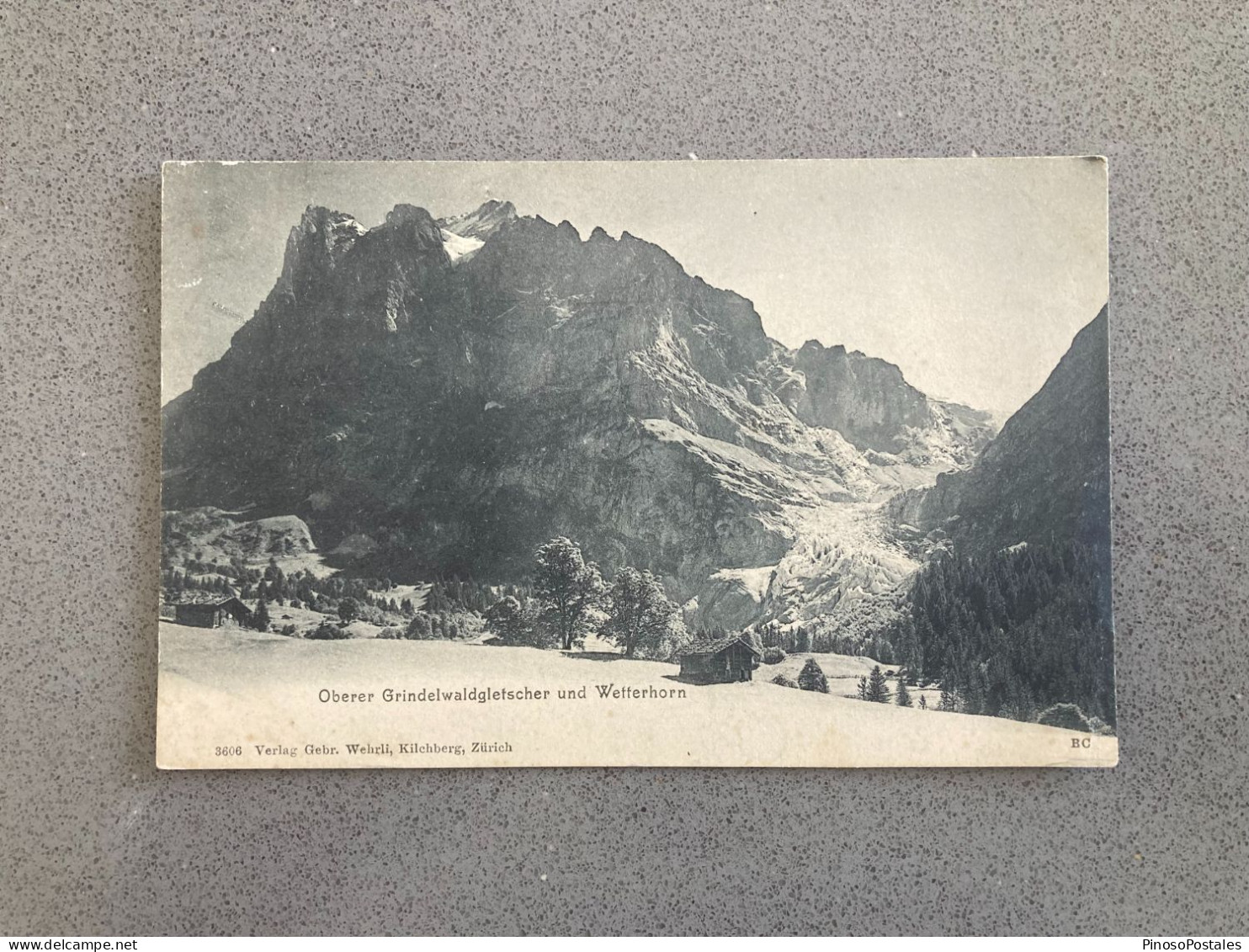 Oberer Grindelwaldgletscher Und Wetterhorn Carte Postale Postcard - Grindelwald