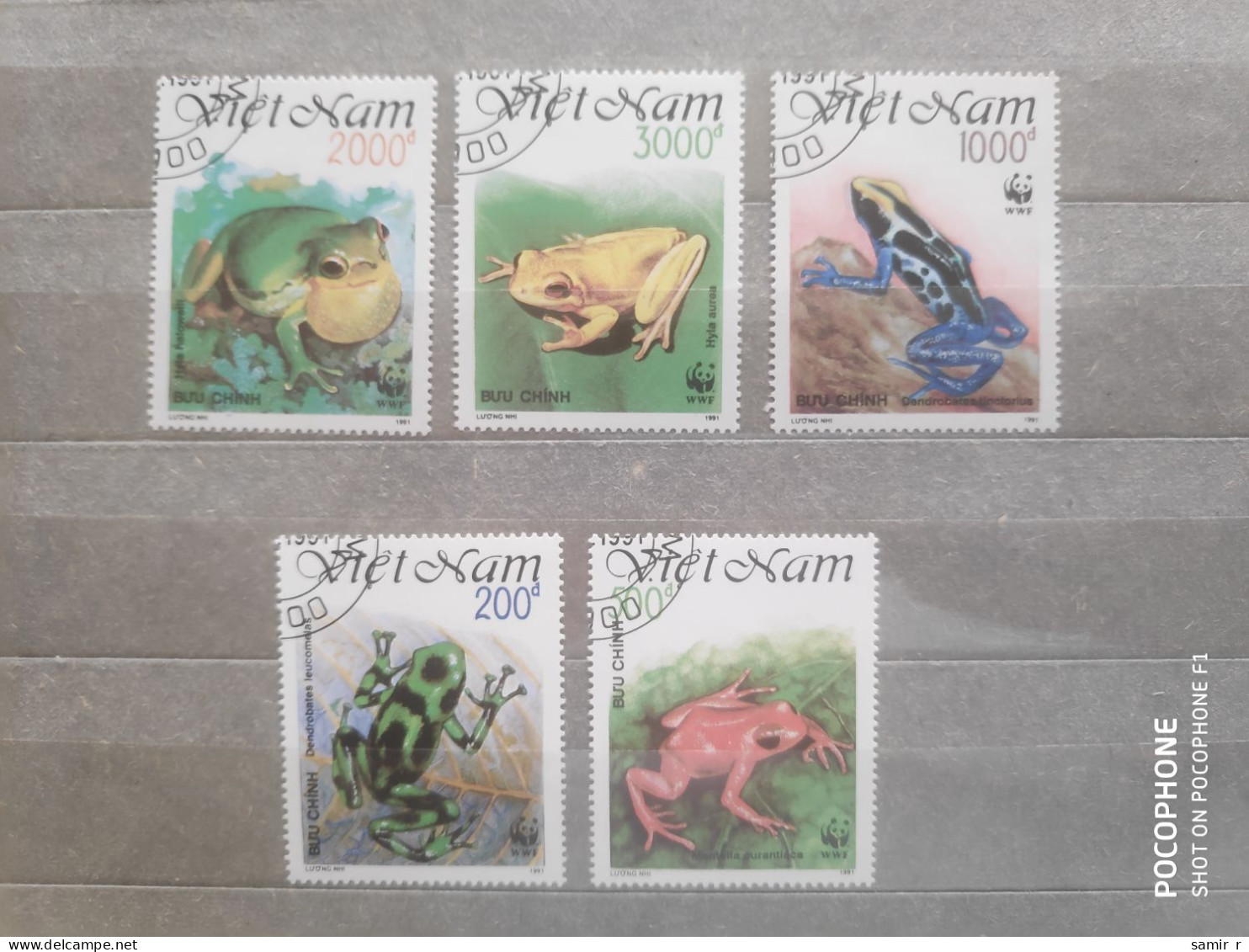 1991	Vietnam	Frogs  (F97) - Viêt-Nam