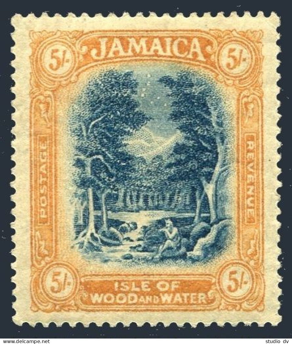 Jamaica 86 Wmk 3, Lightly Hinged. Michel 86. Woodland Scene, 1921. - Jamaica (1962-...)