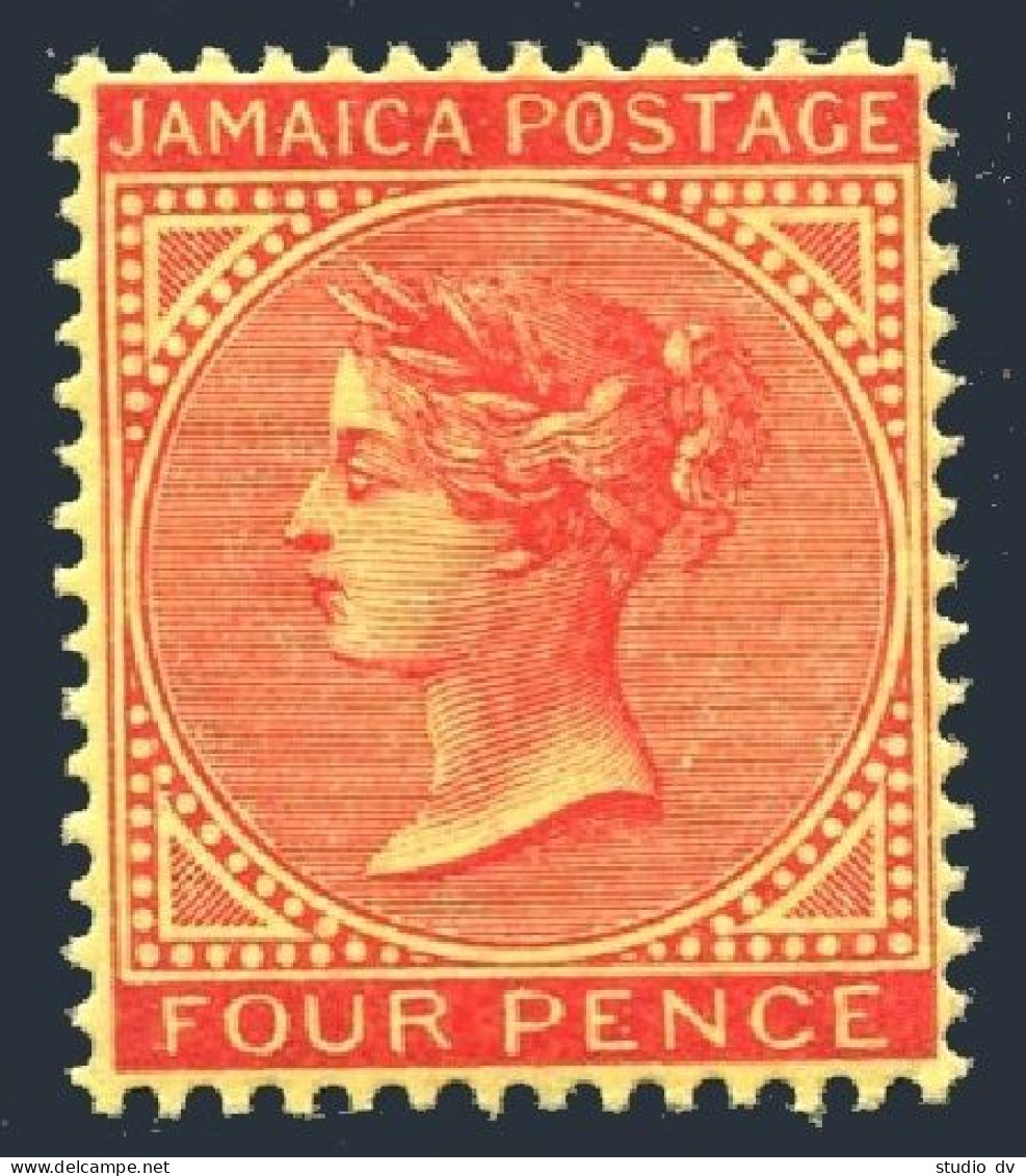 Jamaica 501 Wmk 3, Lightly Hinged. Michel 54. Queen Victoria, 1911. - Jamaique (1962-...)