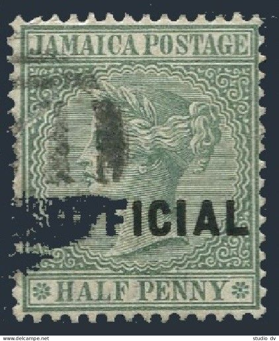 Jamaica O2, Used. Michel D2. Official Stamps, 1890. - Jamaique (1962-...)