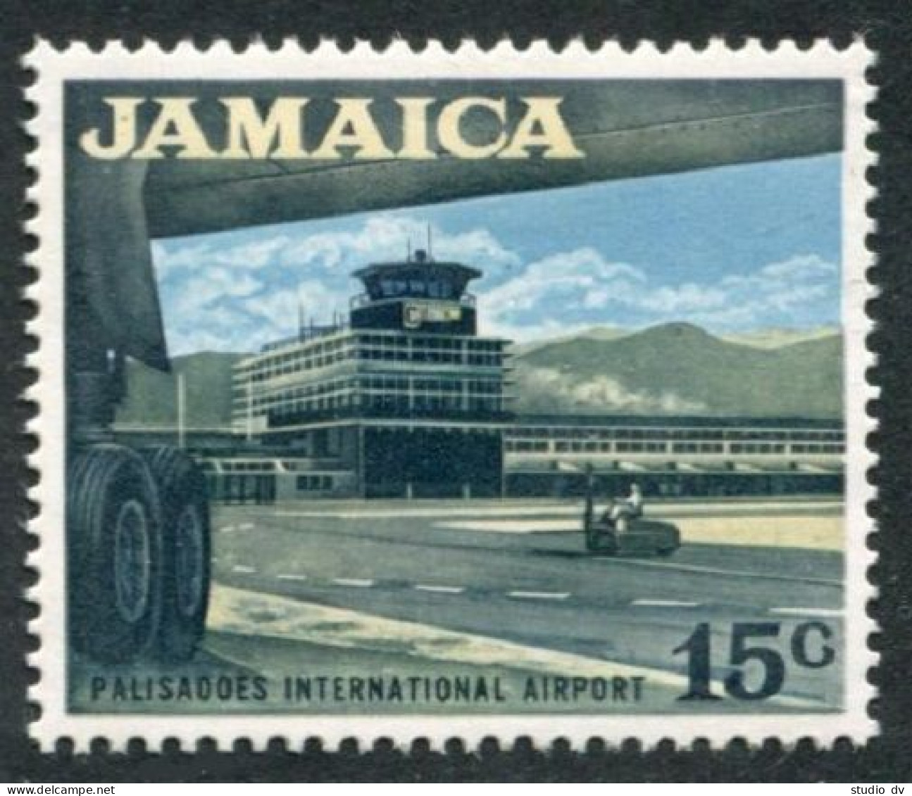 Jamaica 313,MNH.Michel 315. Palisadoes International Atrport,1970. - Jamaique (1962-...)