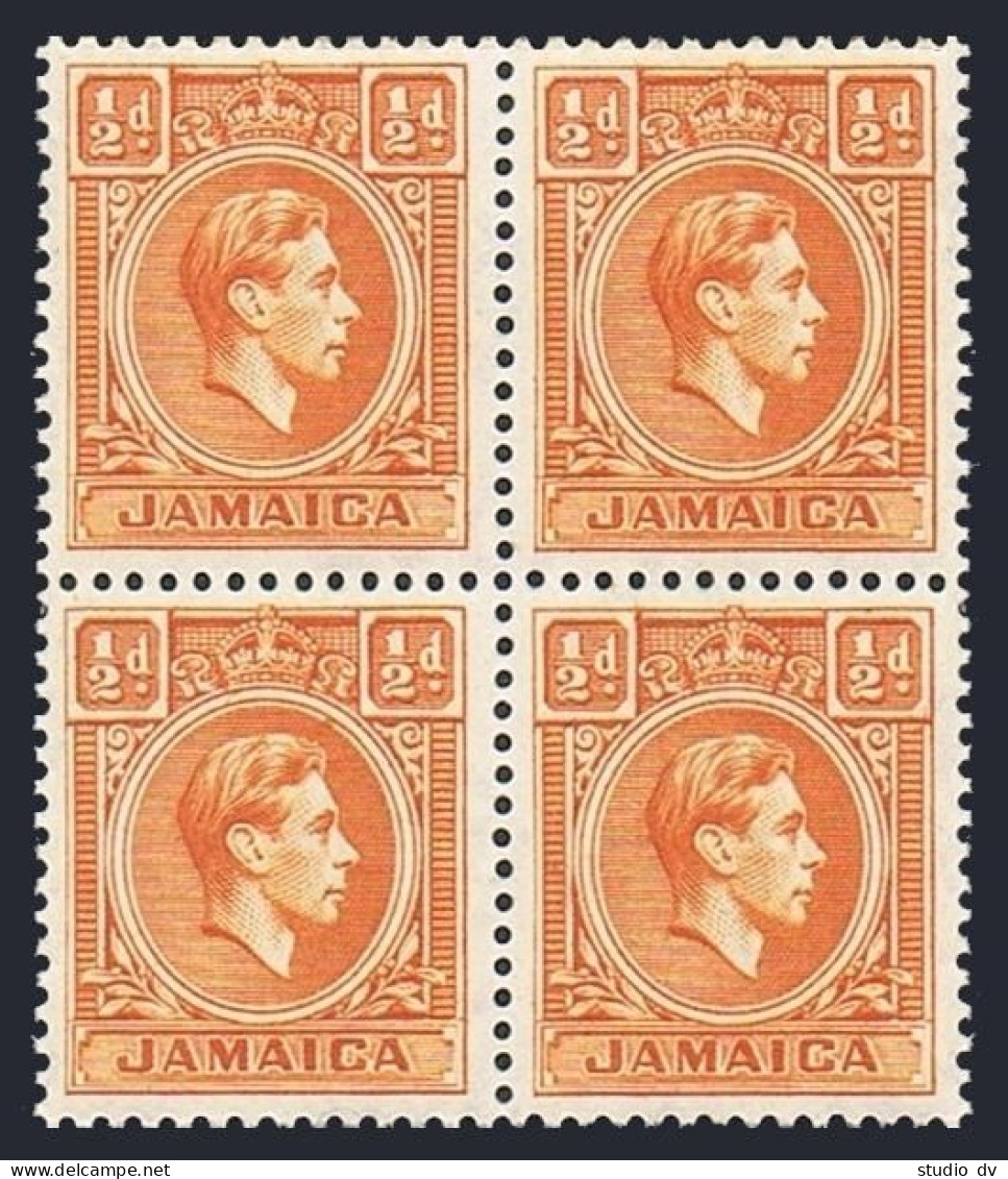 Jamaica 148 Block/4, MNH. Michel 119. King George VI, 1951. - Jamaica (1962-...)