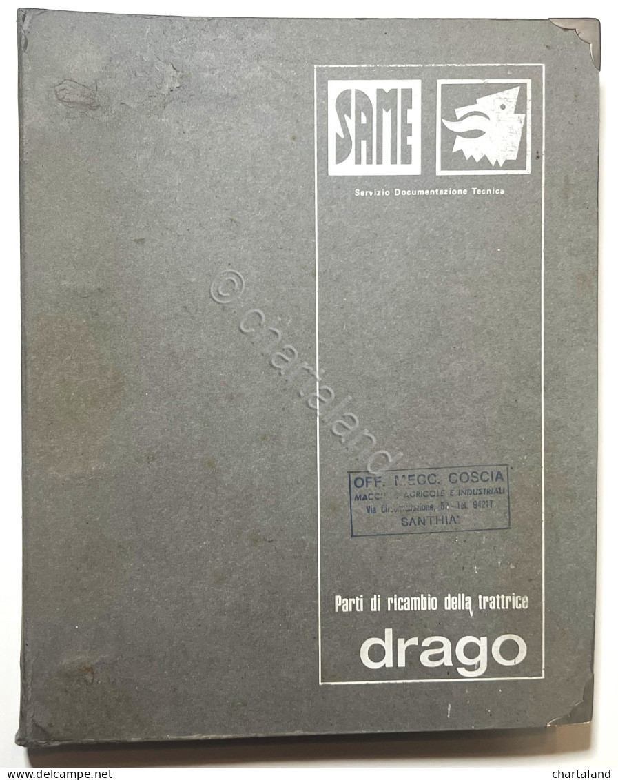 Catalogo Parti Di Ricambio Originali SAME Trattori - Drago - Ed. 1975 - Sonstige & Ohne Zuordnung