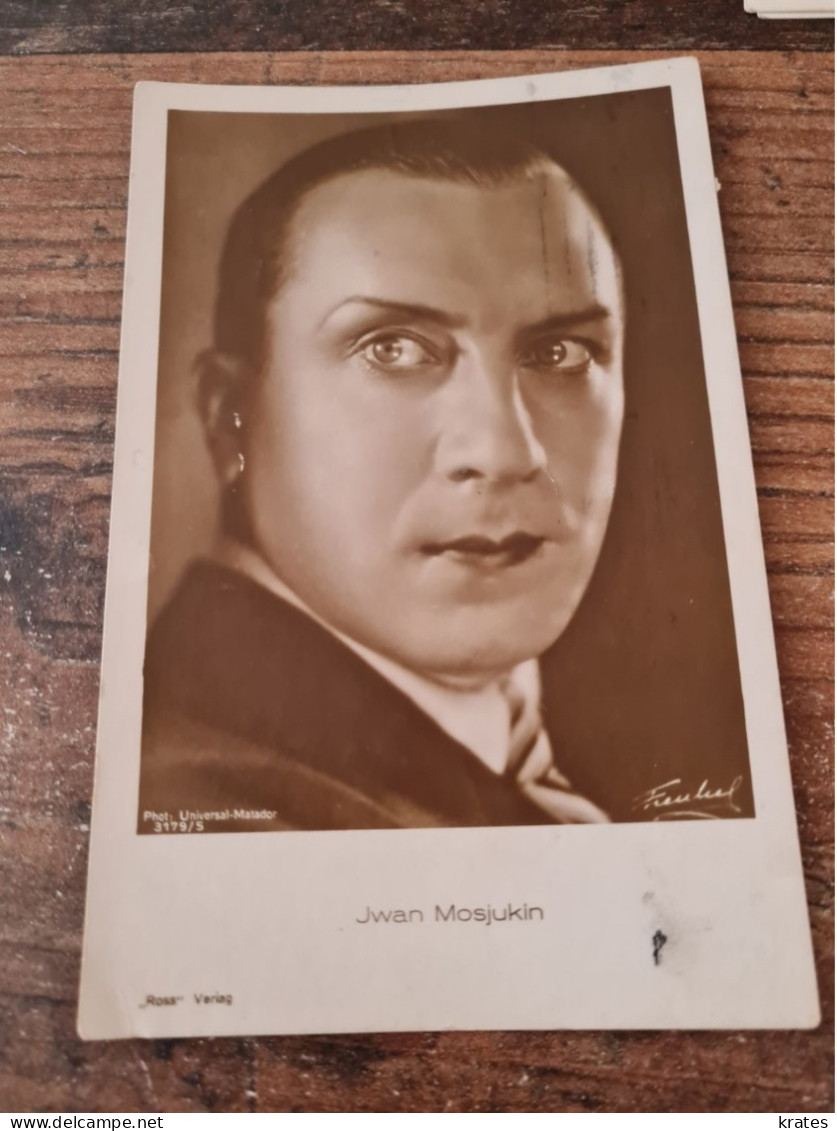 Postcard - Film, Actor, Iwan Mosjukin   (32968) - Schauspieler