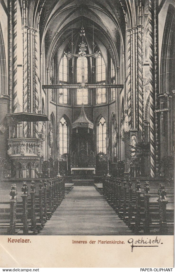 4178 KEVELAER, Marienkirche, Innenansicht, 1911 - Kevelaer