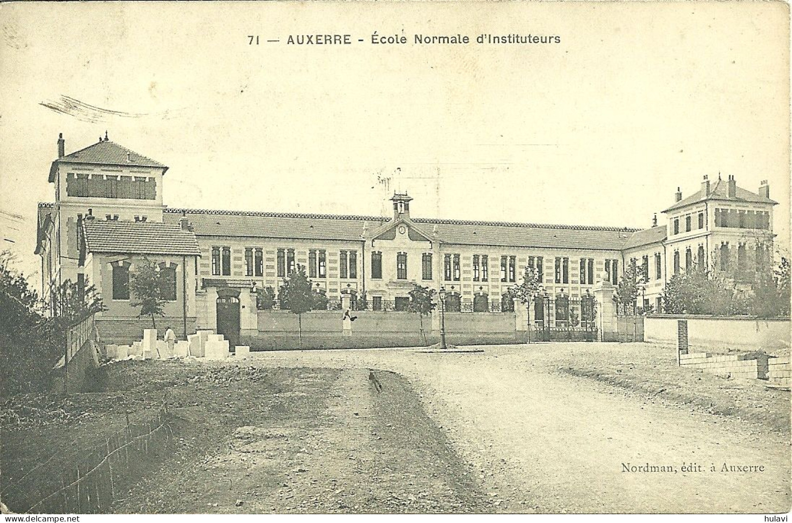 89  AUXERRE - ECOLE NORMALE D' INSTITUTEURS (pli D' Angle) (ref 8849) - Auxerre