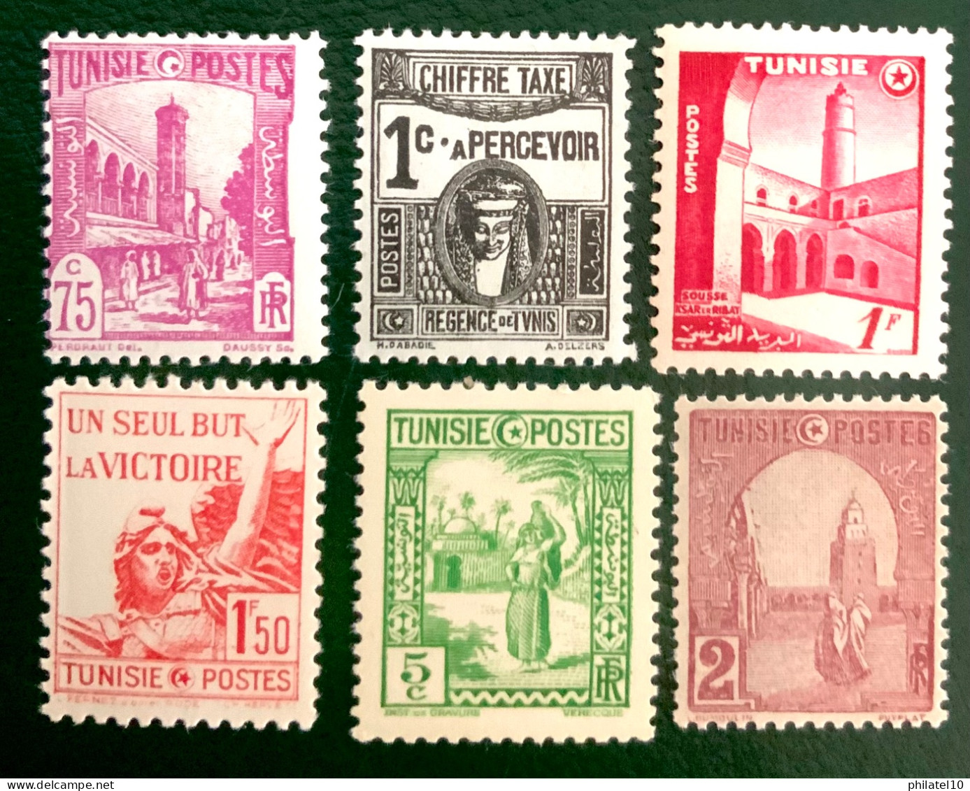 TUNISIE  1906 A 1943 - TIMBRES DIVERS - NEUFS** - Neufs