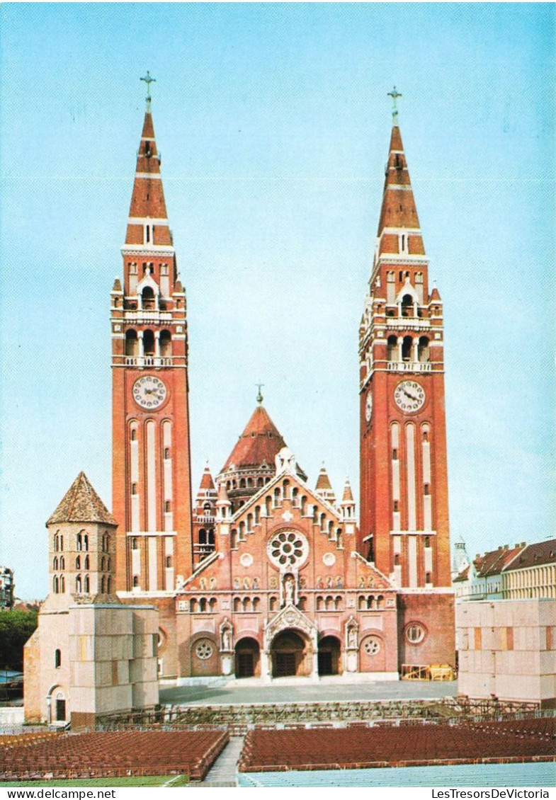 HONGRIE - Szeged - Votive Church - Vue Générale - De L'extérieure - Carte Postale - Ungarn