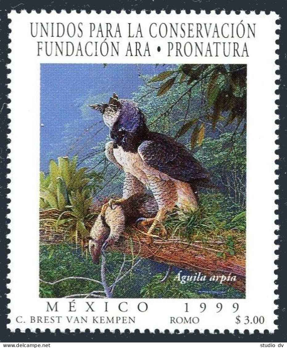 Mexico 2164, MNH. Nature Conservation, 1999. Harpy Eagle. - Mexico