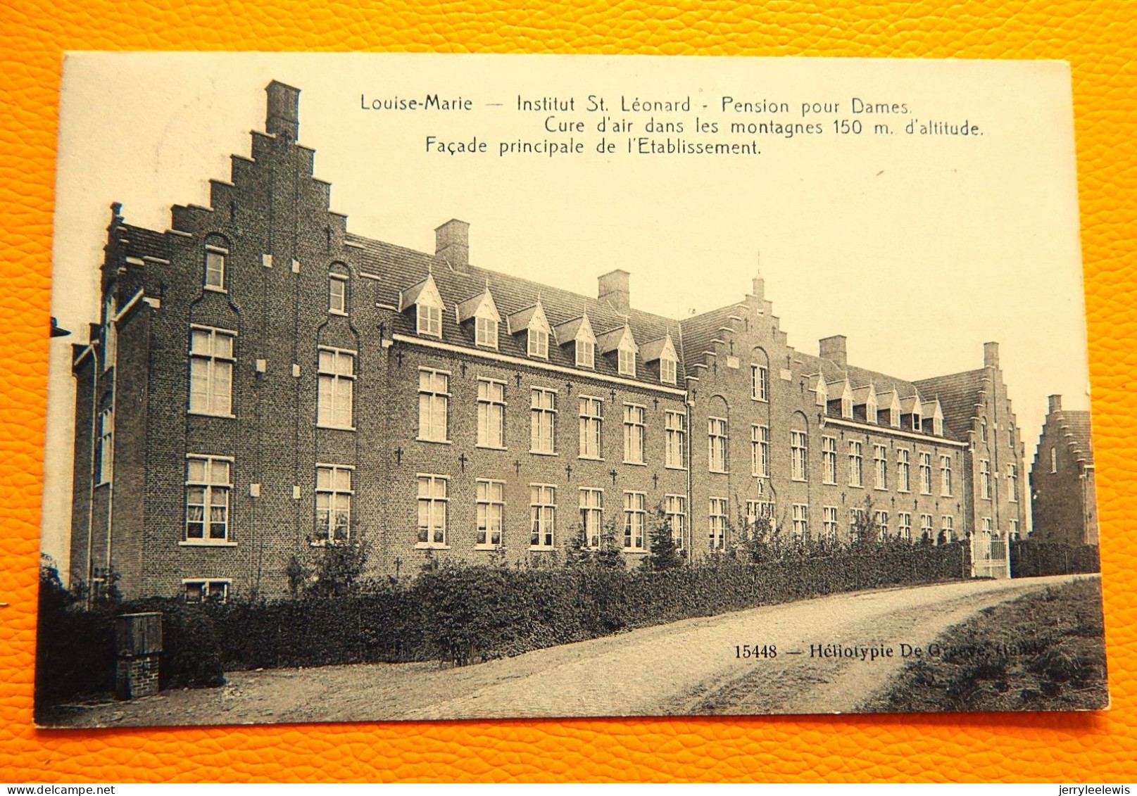 LOUISE-MARIE - MARKEDAL - Gesticht St Leonard - Institut St. Léonard - Pension Pour Dames - Façade Principale - 1909 - Maarkedal