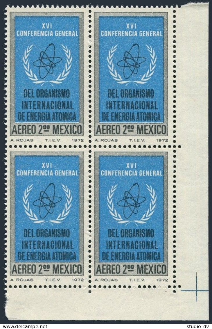 Mexico C406 Block/4,MNH.Michel 1379. Atomic Energy Commission Conference,1972. - Messico