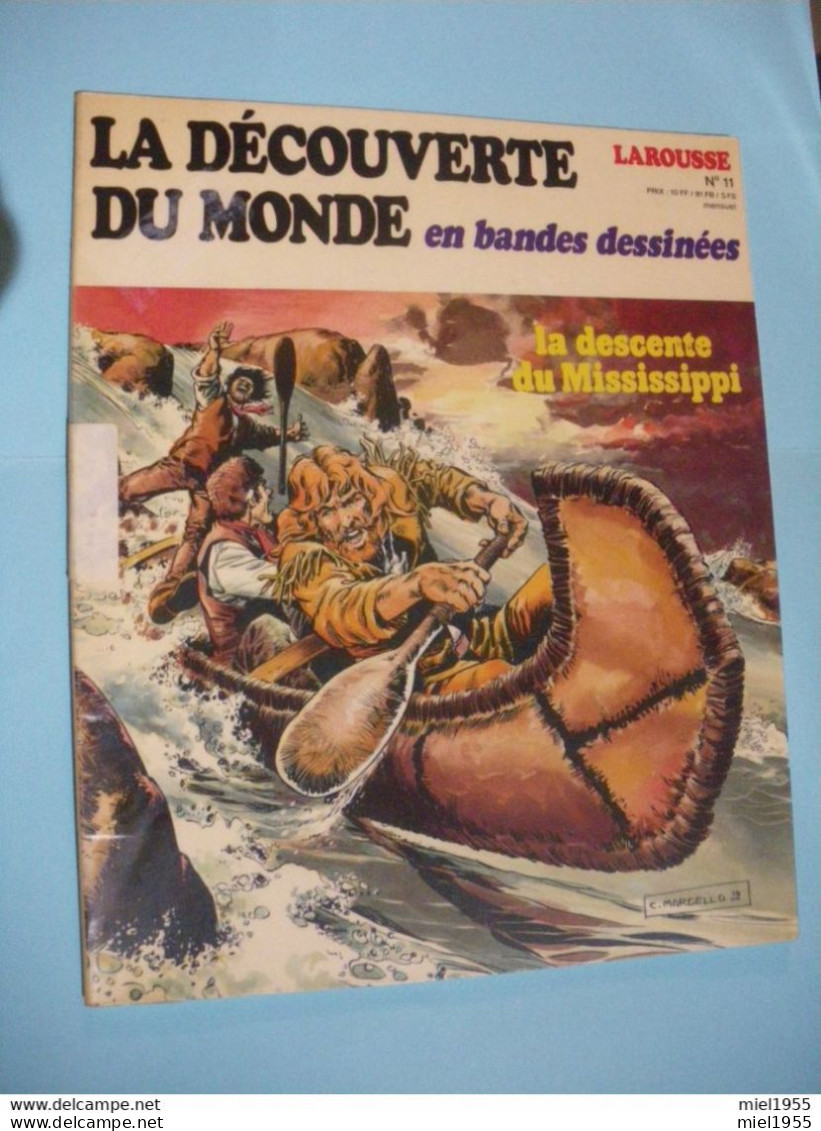 1979 BD Bande Dessinée LAROUSSE La Découverte Du Monde N°11  (3 Photos) Voir Description - Sonstige & Ohne Zuordnung