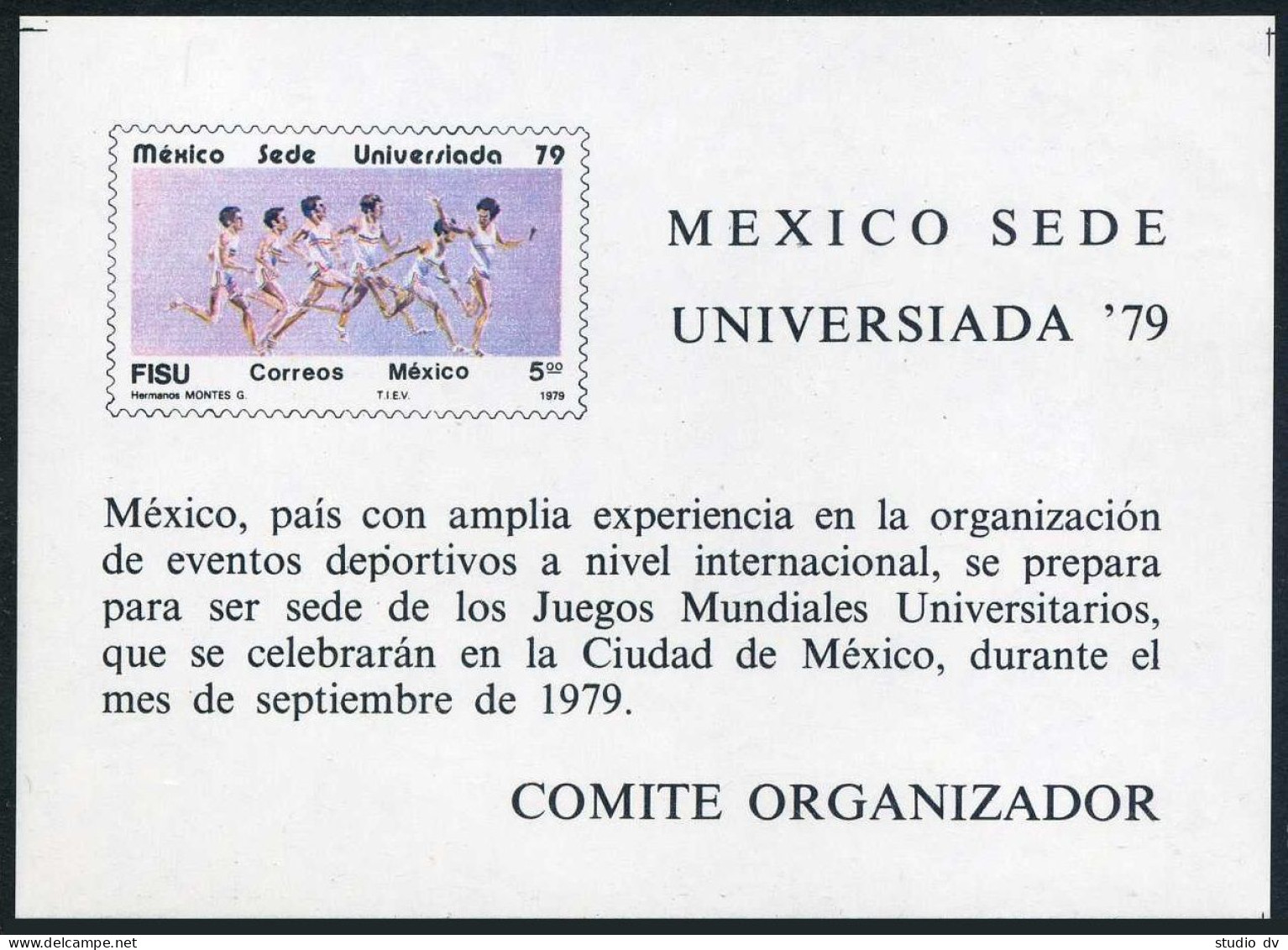 Mexico 1178-1181, C606-C608, MNH. Mi 1624-1630,Bl.22-23. Universiada-1979,Mexico - Mexico