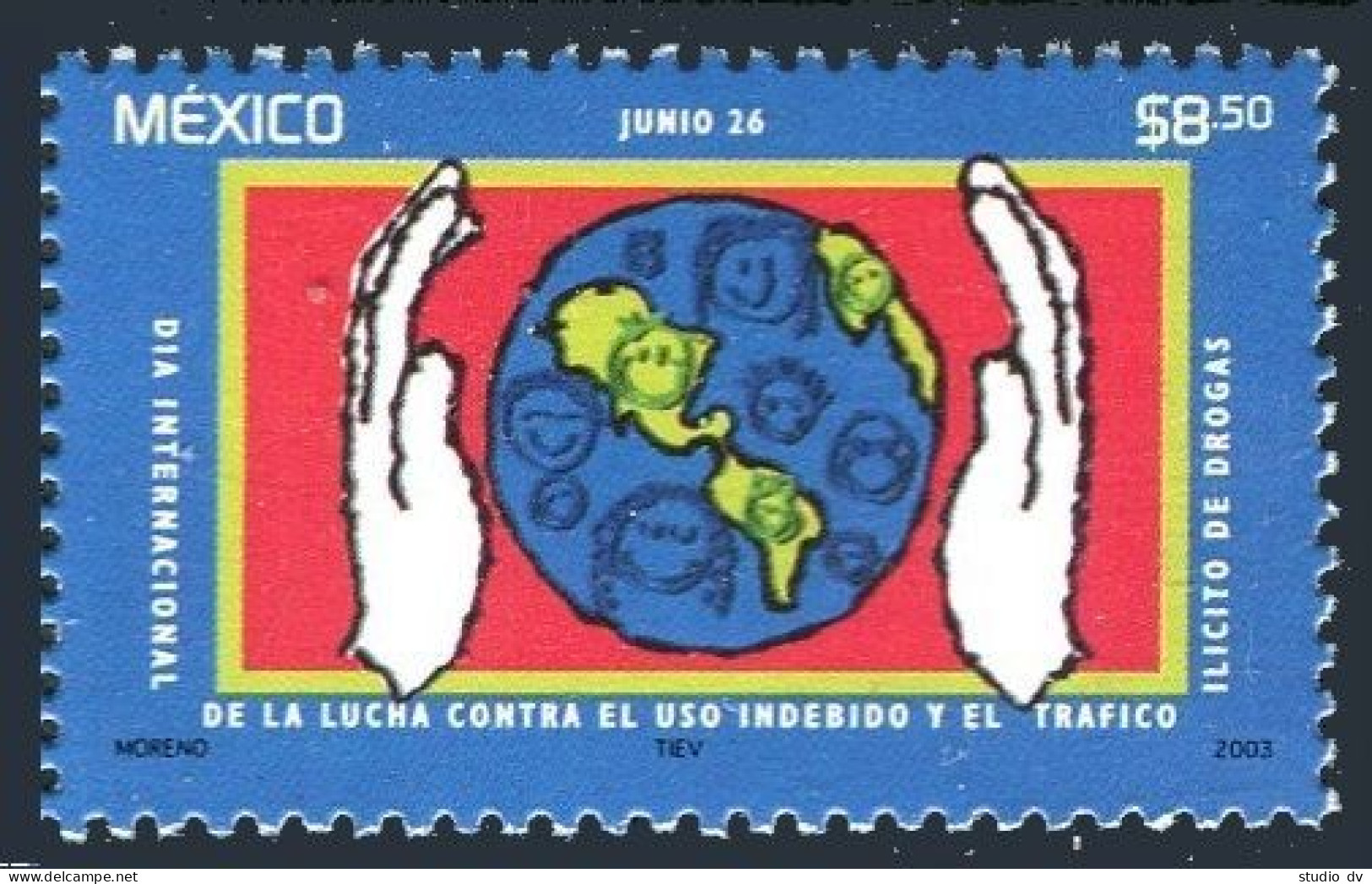 Mexico 2317, MNH Day Against Illegal Drugs, 2003. - Mexique
