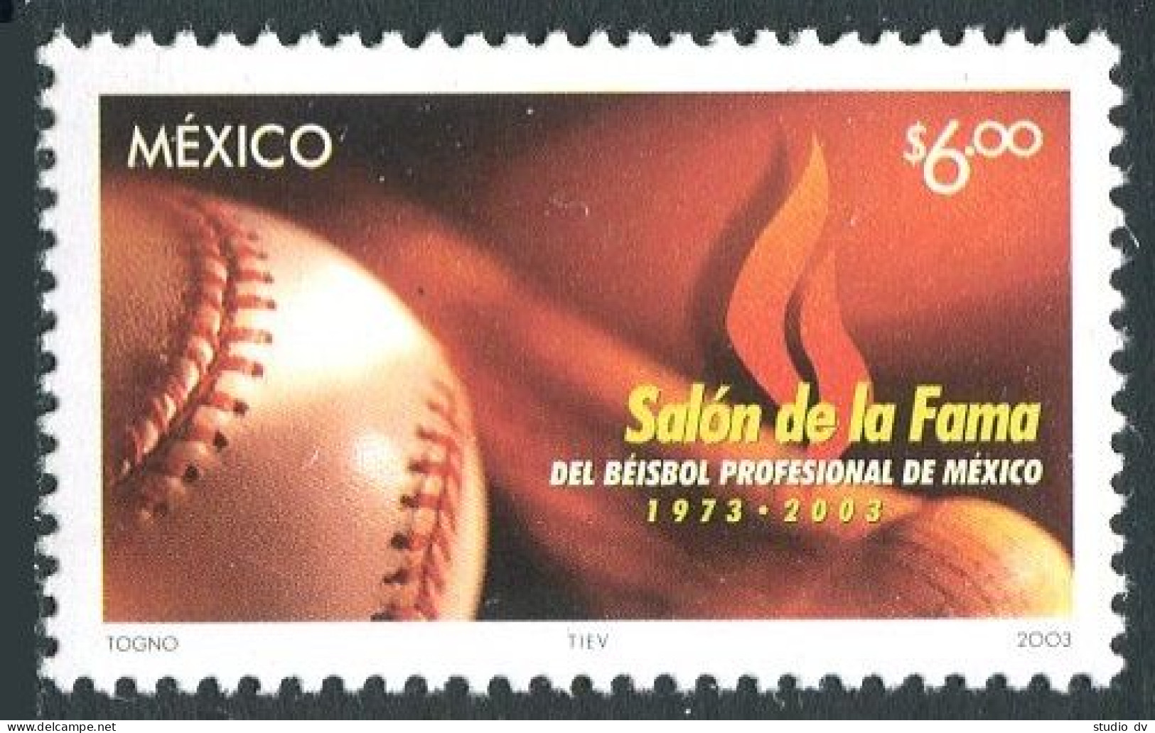 Mexico 2318, MNH. Mexican Baseball Hall Of Fame, 30th Ann. 2003. - Mexique