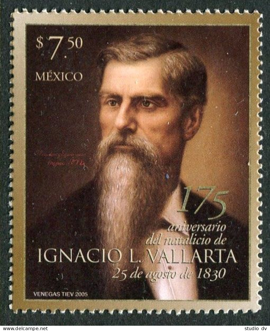 Mexico 2475, MNH. Ignacio L. Vallarta, Chief Justice, 2005. - Mexico