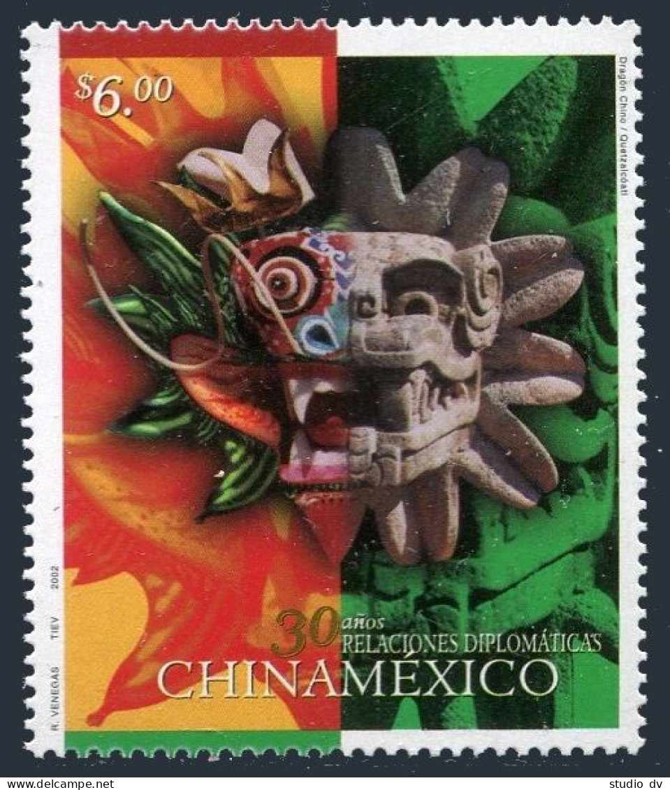 Mexico 2252, MNH. Relationships Mexico People's Republic Of China, 2002. - Mexique