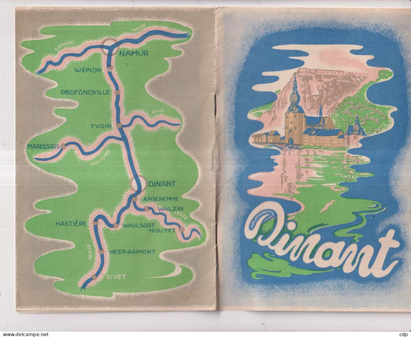 DINANT   Guide Du Tourisme   1951 - Advertising